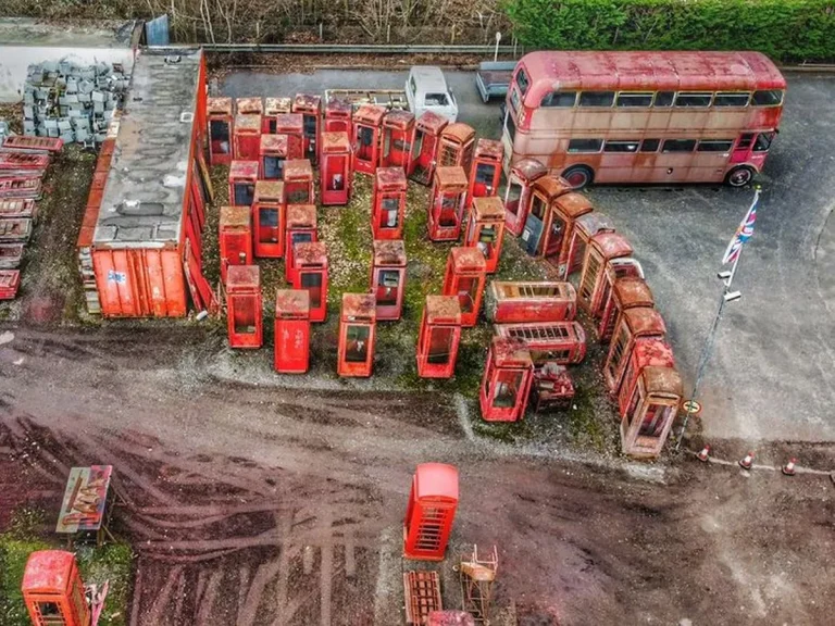 The British Phone Box ‘Graveyard’ Hidden Just Minutes From Sussex