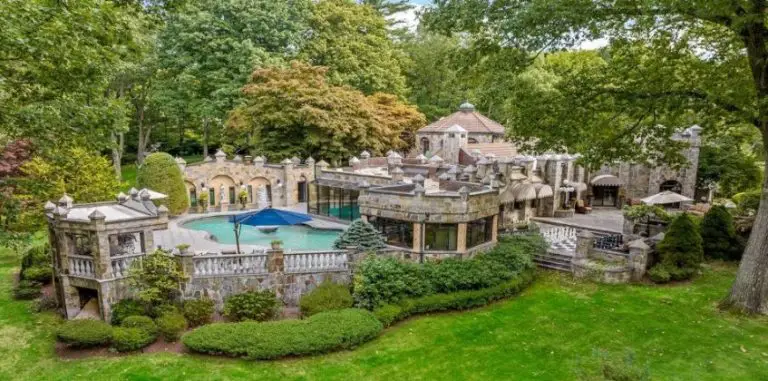 1947 Gated Stone Castle Asks $12.5M in Westport, Connecticut