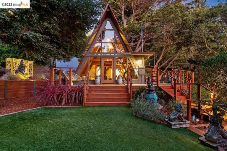 Renovated 1946 Wally Reemelin-Designed A-Frame For Sale in Berkeley, California