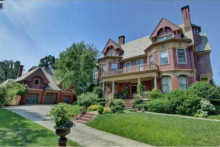 12,000 Sq Foot Fletcher Mansion With Ornate Paneled Rooms & Grand Ballroom Lists for $1,949,000!