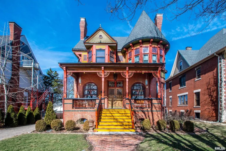 13 Room 1890 Whiskey Baron’s Mansion With Original Opulence Lists for $375,000!