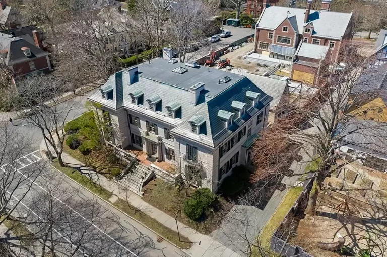 11 Bedroom MA Beaux-Arts Style Mansion With Dramatic Curved Staircase Lists At $4.88 Million!