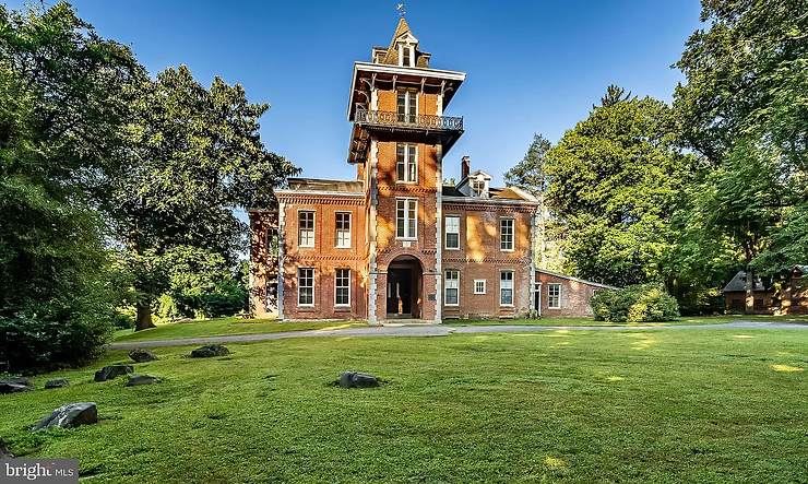 1860 PA Cedarcroft Mansion With 3.7 Acres, & Original Details On Market For $1.2M!