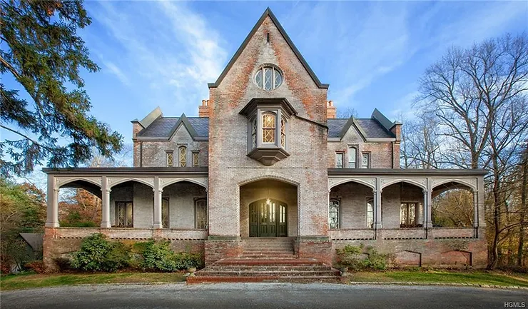 1867 Alexander Davis Designed Gothic NY Estate With Grand Rooms For $4.95M!