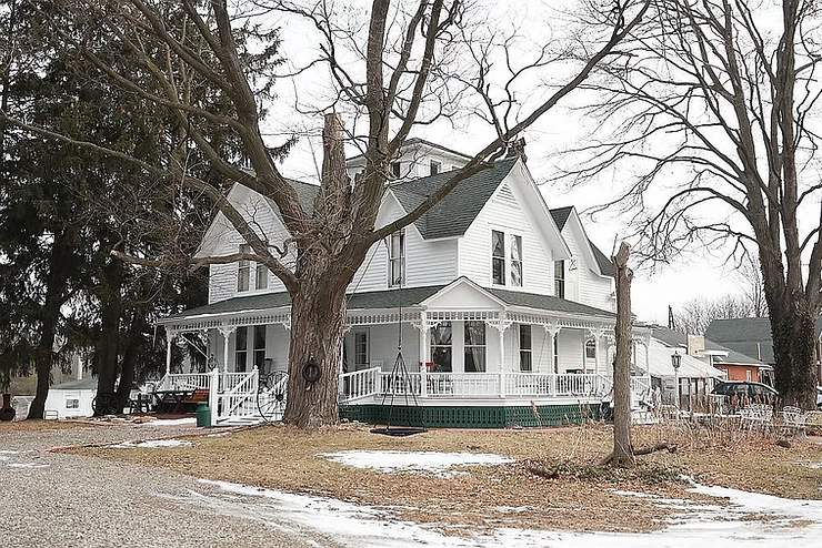 1865 Michigan National Register Victorian House On 16 Acres Lists For $465K!