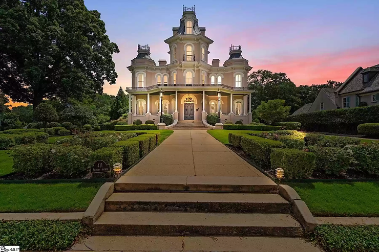 1877 Lanneau-Norwood Mansion With Velvet Walls At $2.3 Million!