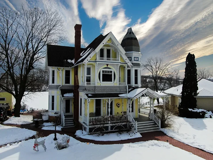 1900 George Barber Victorian On Picturesque Lake With Historic Elegance On Sale For $375,000!