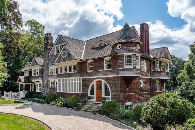 8-Fireplace Gilded Age Estate! Queen Anne-Style Masterpiece! Heated Saltwater Pool & Wine Cave! 3-Bay Garage & Loft!