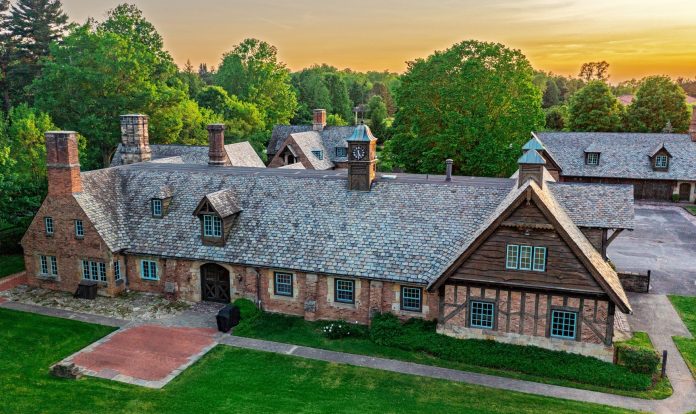 Circa 1930 English Country Tudor Estate in Waite Hill, Ohio For $4.5 Million