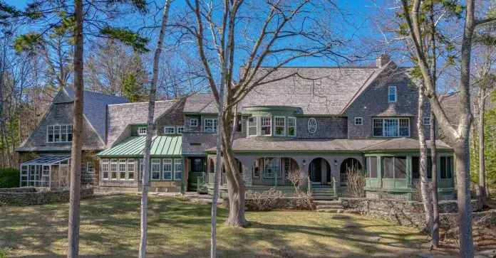 Shingle-Style Estate on Spruce Point Overlooking Casco Bay in Maine For $5.95 Million