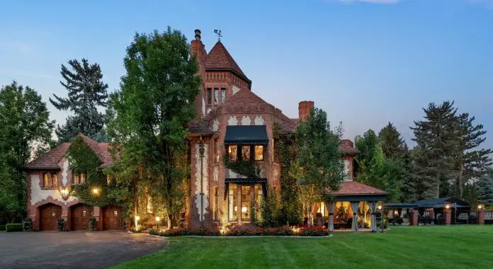 Circa 1933 Architect Temple Hoyne Buell-Designed Tudor Revival For Sale