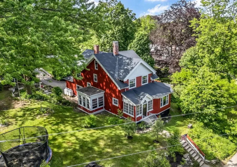 Love this house! Pretty sunroom and details! C. 1913 in Maine. $420,000