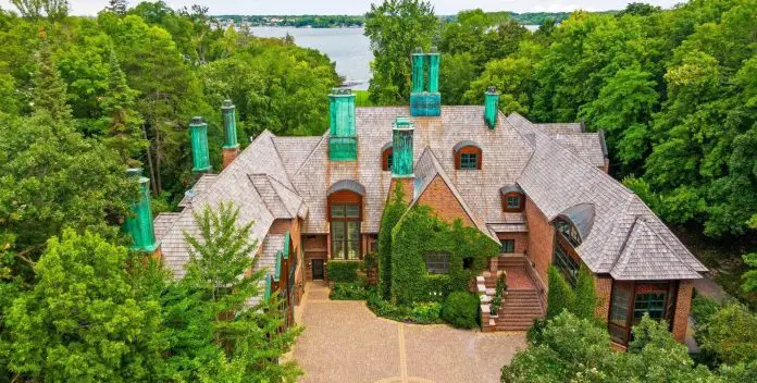 English-Inspired Manor on 3.5 Acres on Wayzata Bay For $11 Million