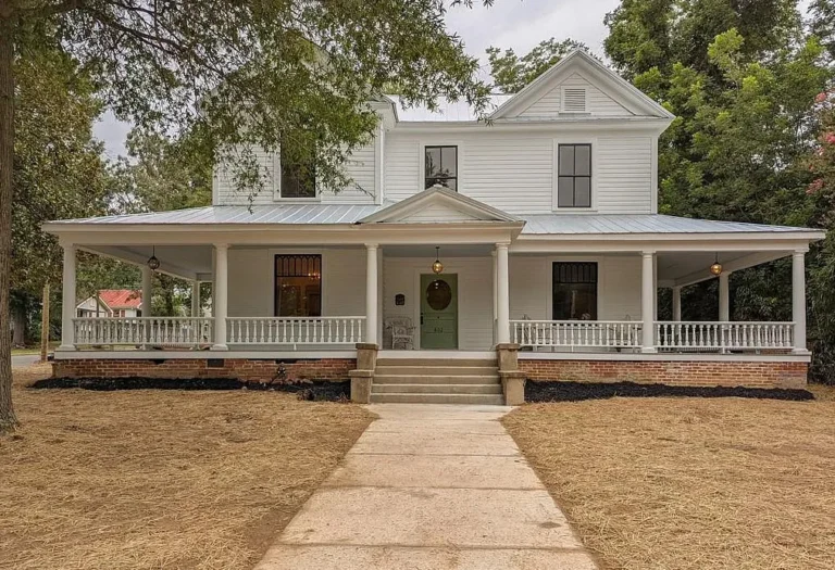 Look at the vintage kitchen! Great porch! Circa 1910 in North Carolina. $339,000