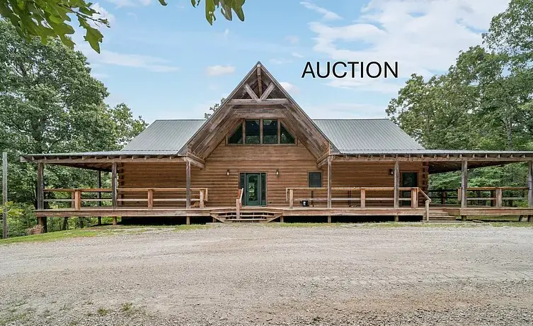 Log Home On 54.89 Acres With Auction Starting At $200,000