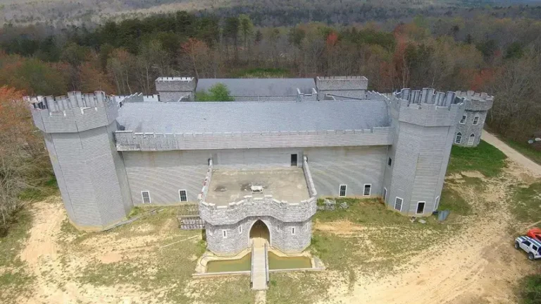 Unfinished 57,000 Square Foot Castle-Like Home In Georgia