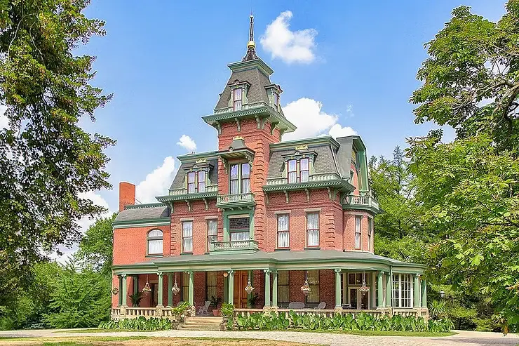 Restored 1880 Baywood Mansion with 9,000 sq foot & Grand Interior lists for $3,650,000! Look Inside!
