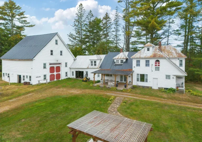 Nice interior! On 12 acres in Maine. $315,000