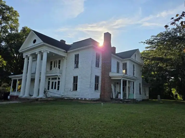 Pretty staircase! Edgerton-Pruitt House, C. 1905 in North Carolina. $349,000