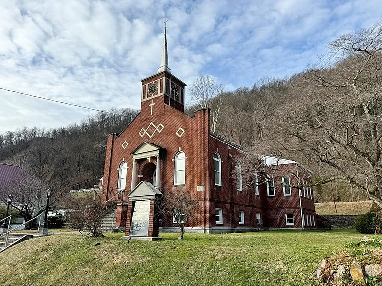 Pretty church with a pretty view! Circa 1934 in West Virginia.$149,900