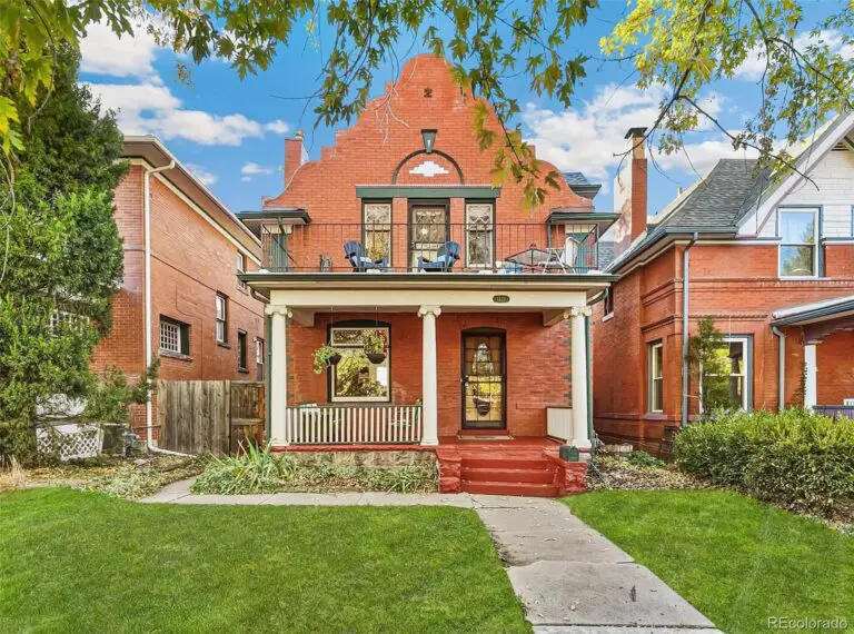 Rooftop Balconies! 1896 Mission-Style Brickwork In Denver, Colorado For $874,000!