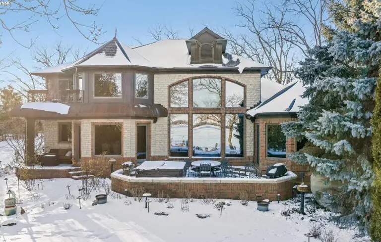 Check Out The Fire Pit! 6-Bedroom Home In Grosse Ile, Michigan For $1,649,000!