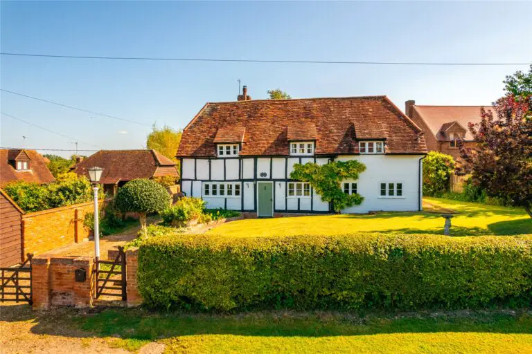 Massive Brick Inglenook Fireplace! Circa 1600 Manor Farm Cottage In Oxfordshire, England!