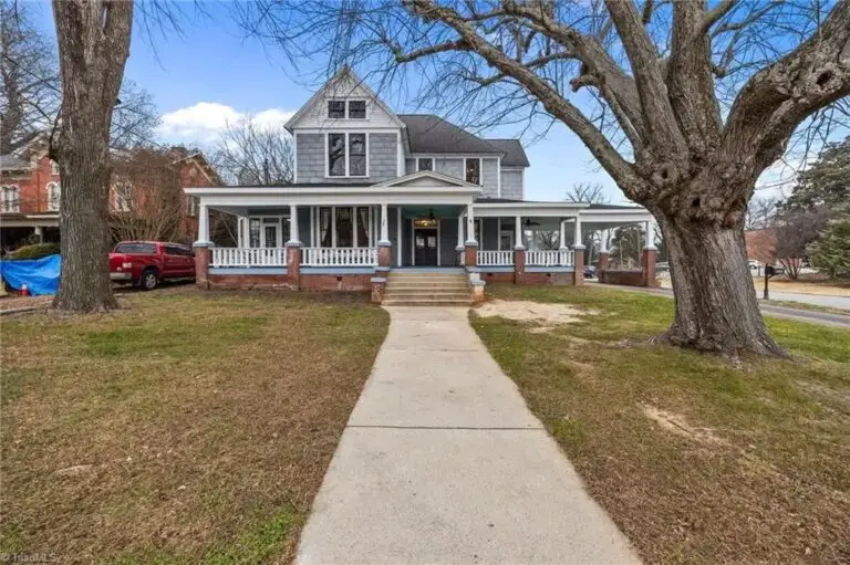 Oversized Porch! Circa 1890 Warm House In Reidsville, North Carolina For $475,000!
