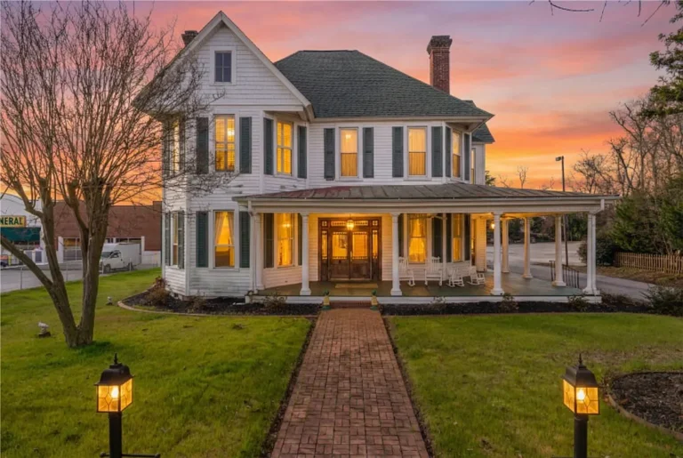 Great porch and historic charm! C. 1900 in South Carolina. $799,000.
