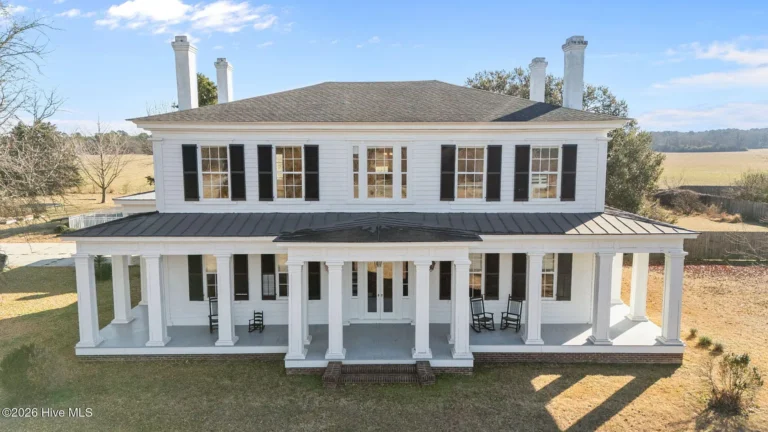 Porch Goals! C. 1842 on 18 acres in North Carolina. $750,000.