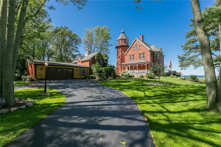 Check out the lighthouse! C. 1895 on Lake Ontario. $995,000