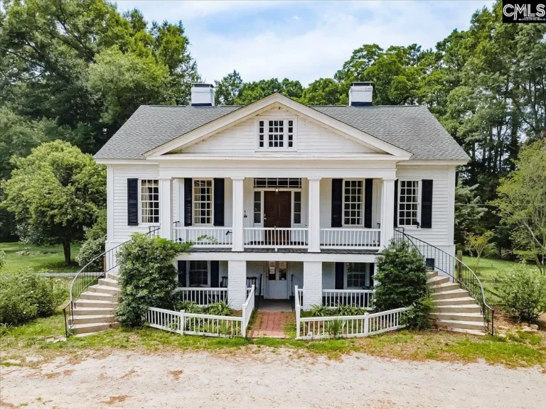 Check out that massive porch! Beautiful C. 1850 Greek Revival in South Carolina. $392,800.