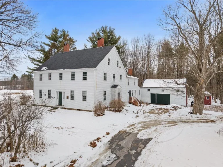 Incredible 124-acre riverfront estate! C. 1764 in Maine. $950,000.