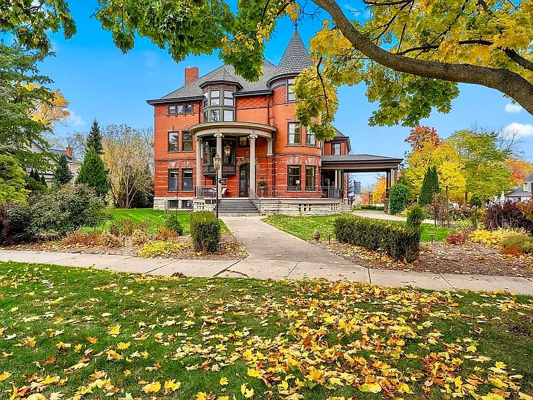 Check out the ballroom!! Stunning grand staircase! C. 1902 in Wisconsin. $950,000.