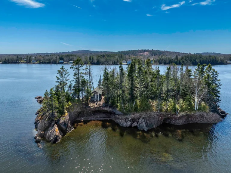 Island time! Private island in Maine with a rustic cabin! Seals visit the island! $259,000