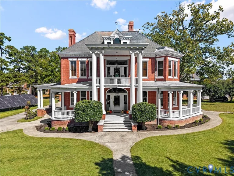 Incredible wrap-around porch! C. 1910 masterpiece in Virginia. $450,000.