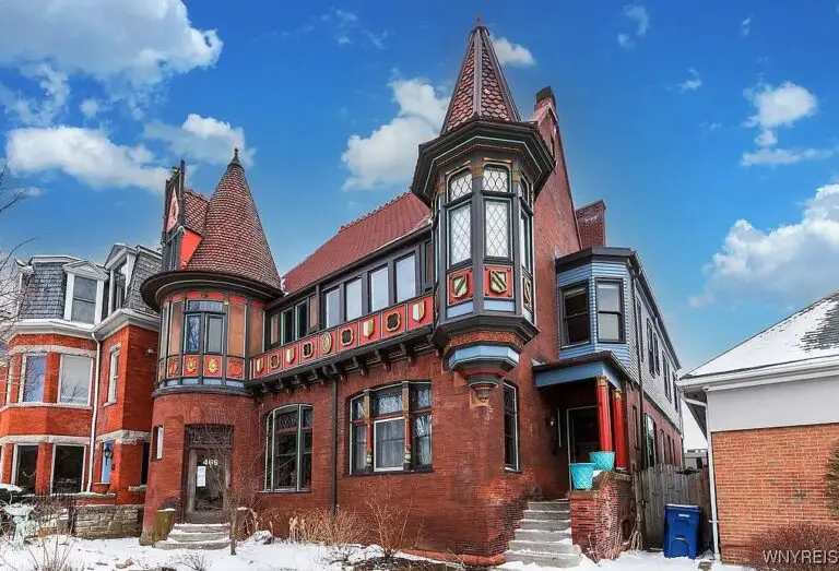Check The Original Hand-Painted Walls! 1894 French Chateau-Style Home In Buffalo For Only $749,000!