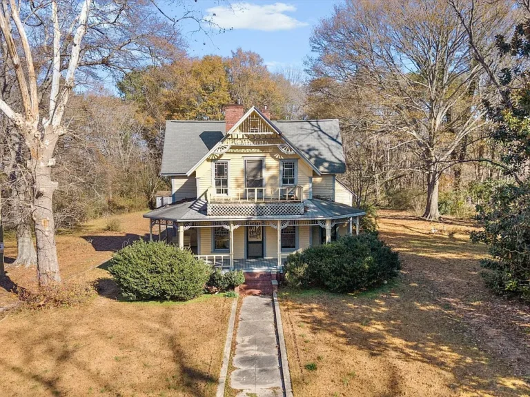 Check out the fireplaces!! 1899 Victorian on 2 acres in Georgia. $215,000.
