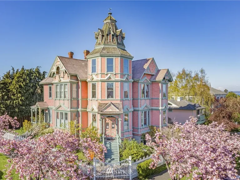Check out the 70-foot staircase!! Iconic 1889 Victorian in Washington. $1,375,000.