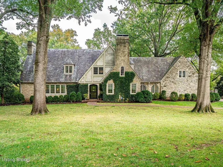 Stunning creekstone and slate! C. 1937 in Indian Hills. $3,250,000.