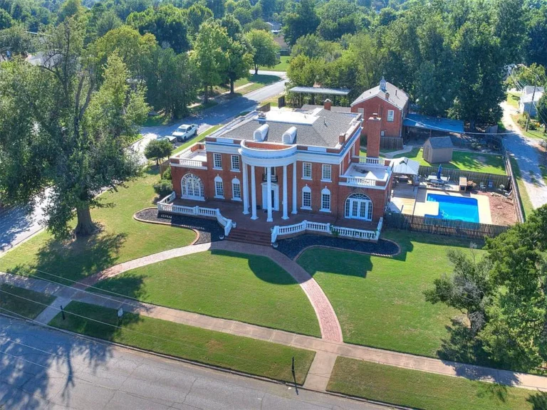 A Lot Of House For The Money! Historic C. 1906 Colonial in Chickasha, OK. $499,000.