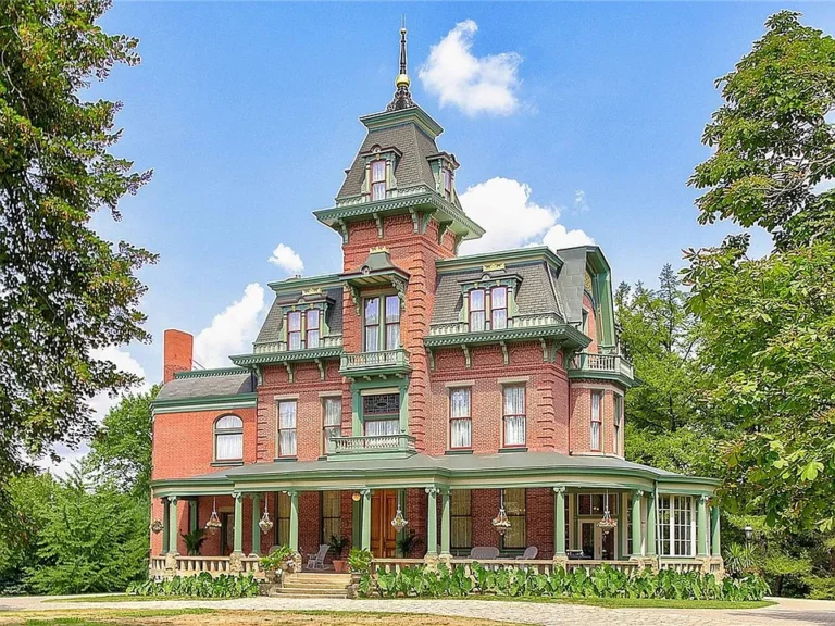 Stunning woodwork and 10 fireplaces! Historic estate in Pittsburgh. $2,998,000.
