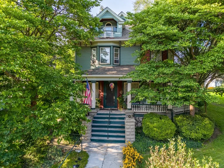 Beautiful woodwork! Great porch! C. 1900 in New York. $243,500.