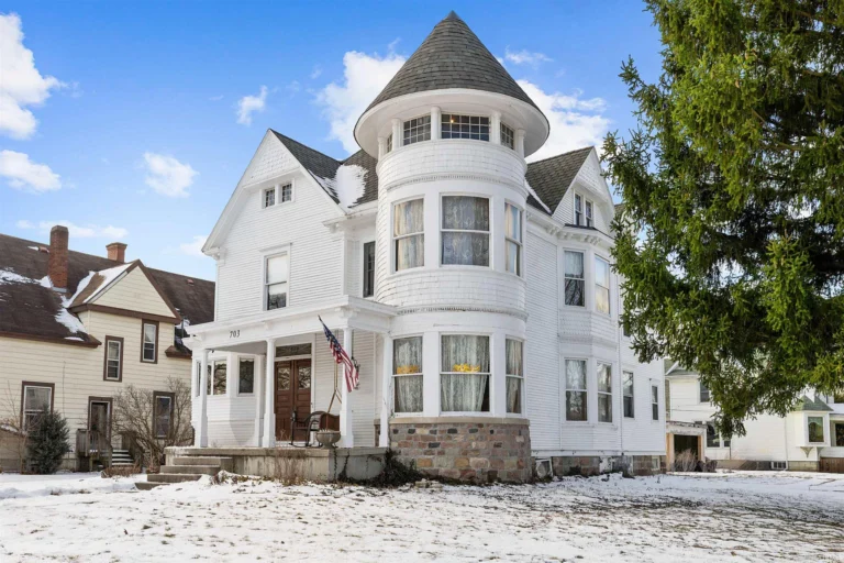 Beautiful woodwork! Historic McIntyre home c. 1890 in Indiana. $289,900.