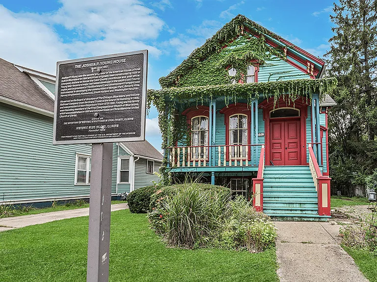 Stunning pocket doors and woodwork! National Historic Landmark home. $235,000.