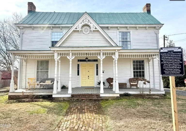 Check out those double porches!! 5 bedrooms in historic Milton. $319,000.