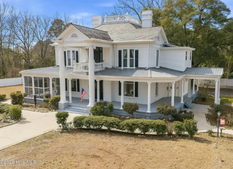 Beautiful woodwork! Huge historic lot! C. 1883 in North Carolina. $495,000.