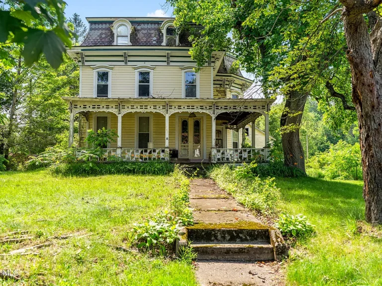Check out the woodwork!! Original 1870 Victorian on an acre in New York. $219,900.