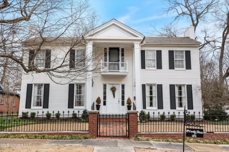 Beautiful woodwork and porches! McCrosky Place in Mississippi. $225,000.