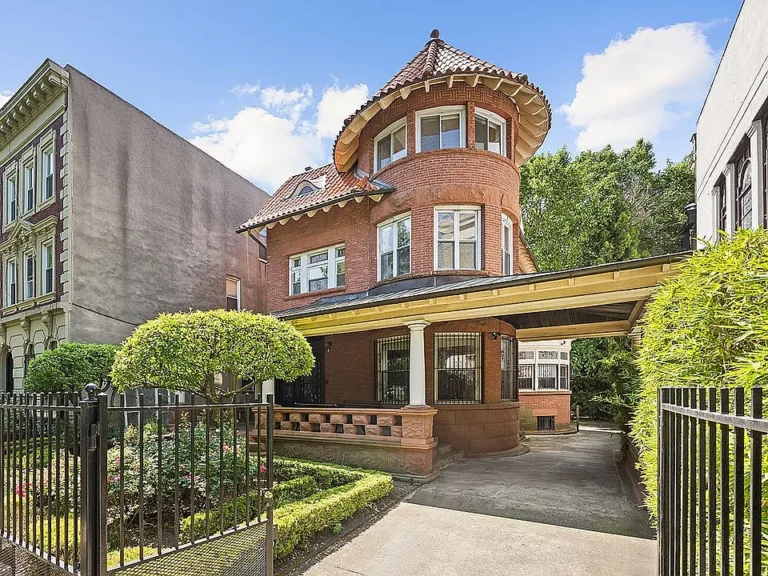 Check out the porch! Historic Henry B. Moore mansion in NY. $3,995,000.